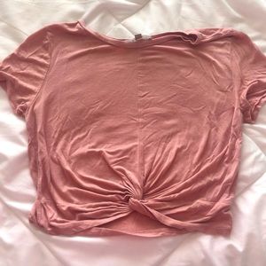 Pink crop top